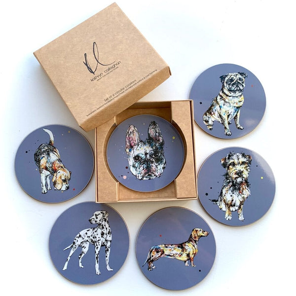 Drinks Collection Coasters by Kathryn Callaghan - Artistic and