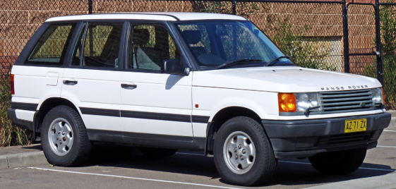 A Land Rover Range Rover P38 which featured the 4HP22