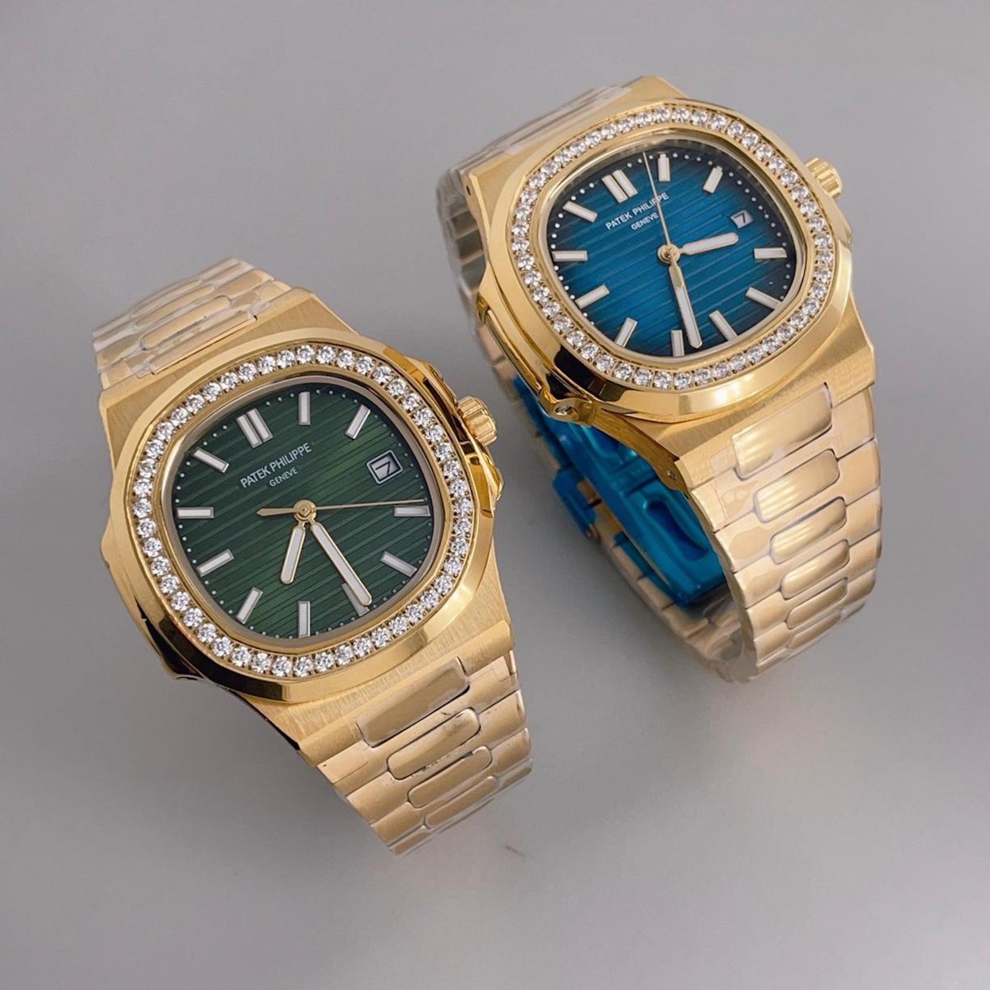 patek philippe nautilus green diamond