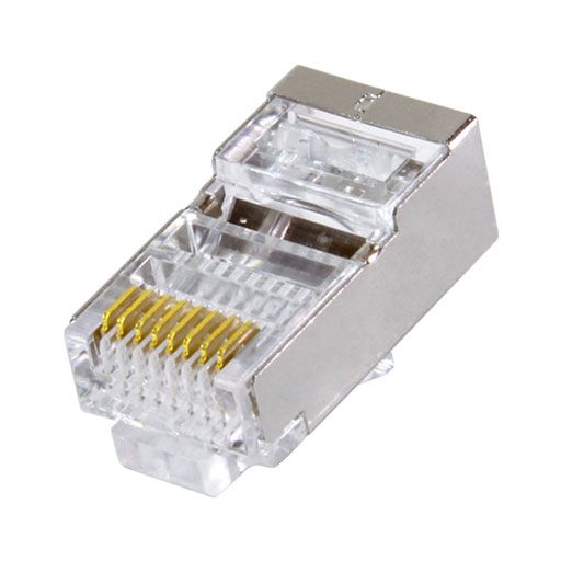 Primus Cable Shielded CAT6 Easy Feed RJ45 Connector 100-Pack