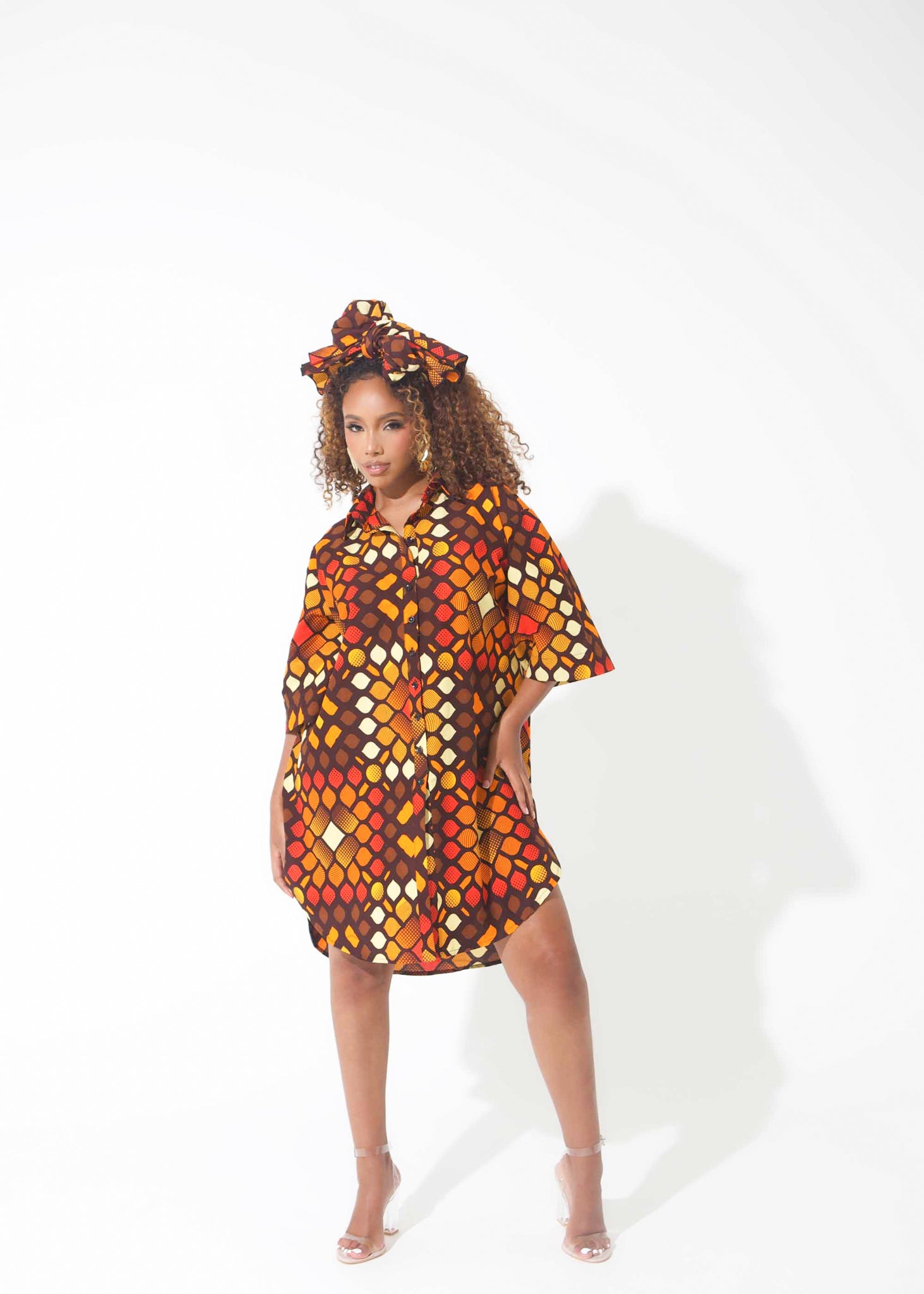 Image of African Print Maggie Oversized Shirt
