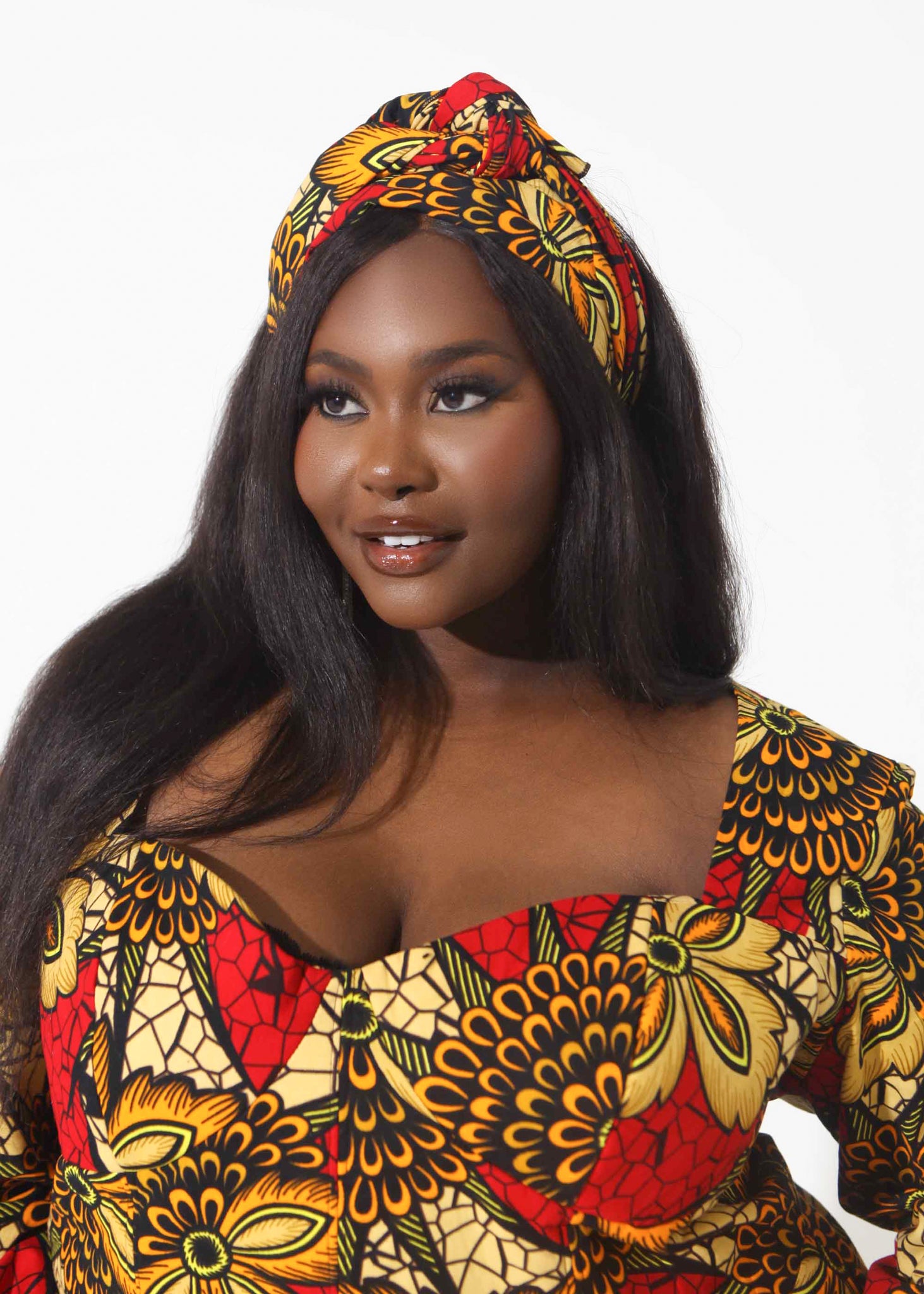 Image of African Print Akoma Headwrap