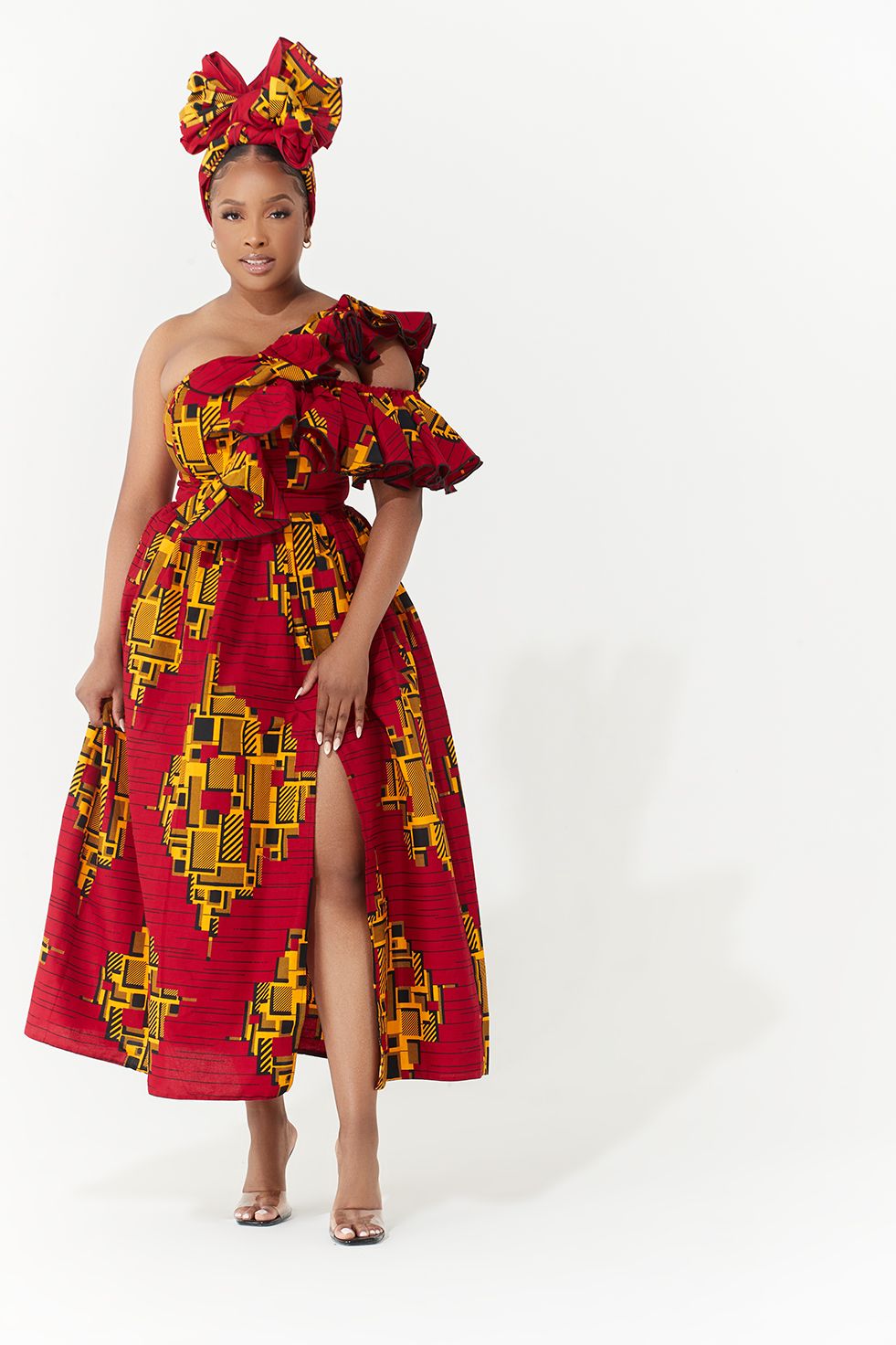 Image of African Print Rudo Dress