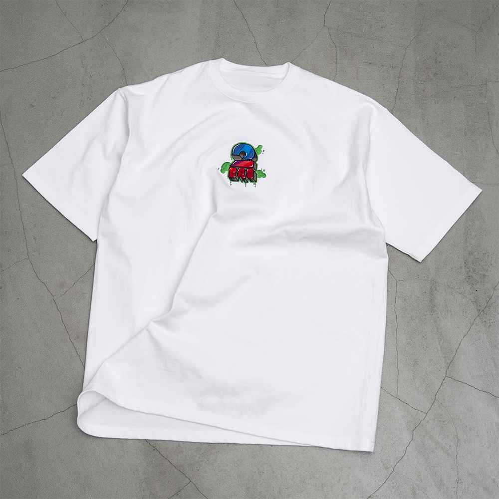 2024 Graffiti LOGO T-SHIRTS White|2BRO.STORE - OFFICIAL GOODS SHOP