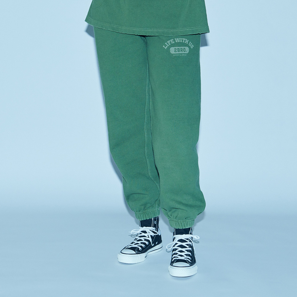 SWEAT PANTS Khaki Green|2BRO.STORE - OFFICIAL GOODS SHOP