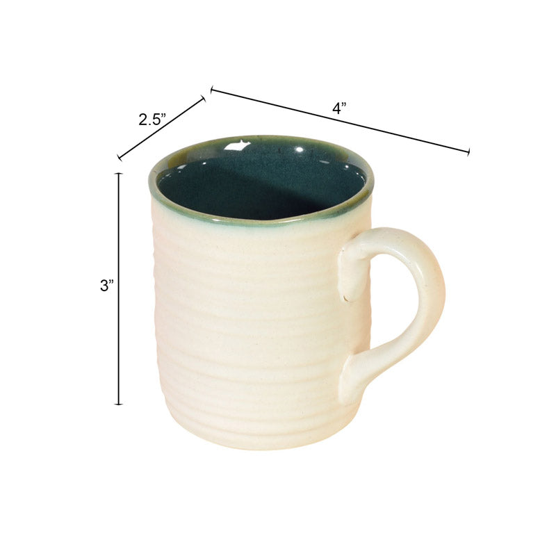 Buy Anduj Ceramic Cup (150 ML) - Set of Six Mug from Vaaree