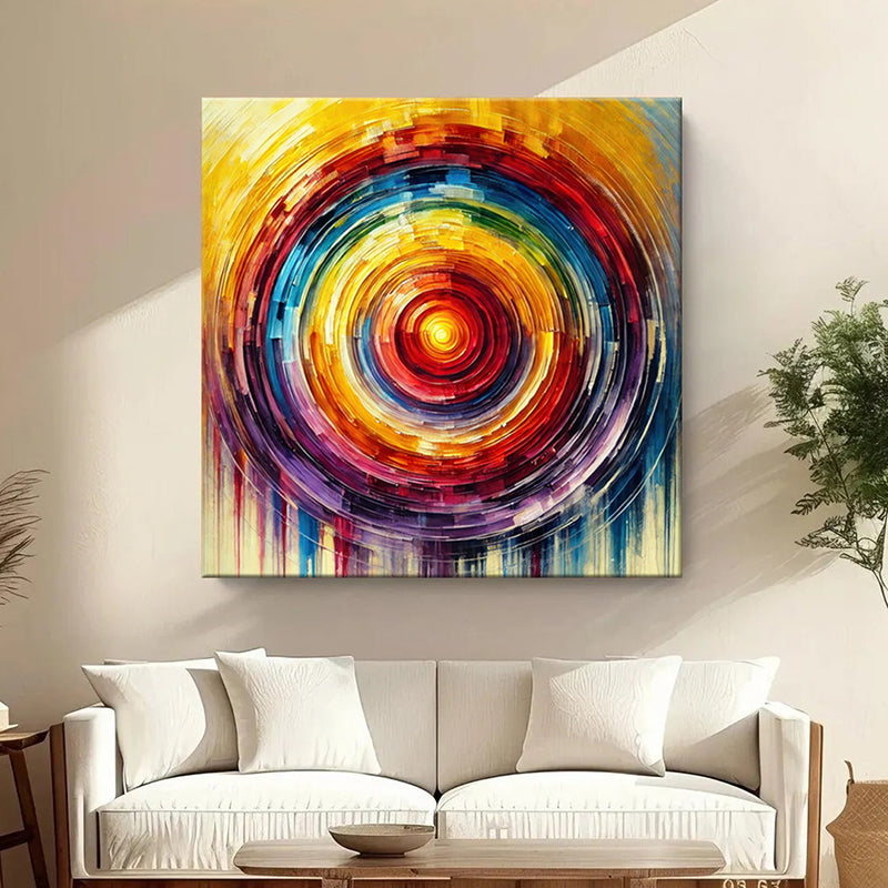 Radiant Spectrum Wall Painting - 1