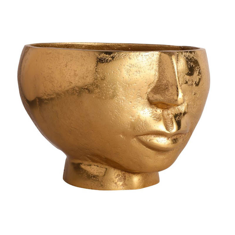 Buy Celine Two Face Vase - Gold Vase from Vaaree