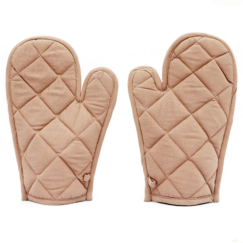 Buy Garde Kitchen Gloves (Beige) - Set Of Two Glove from Vaaree