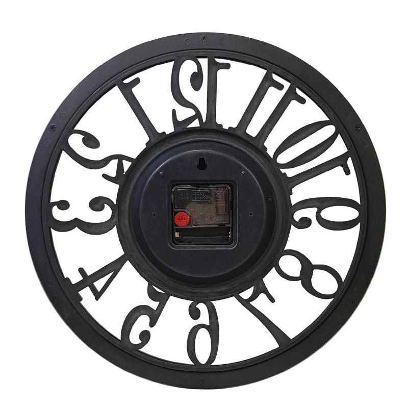 Buy Marianne Black Wall Clock Wall Clock from Vaaree