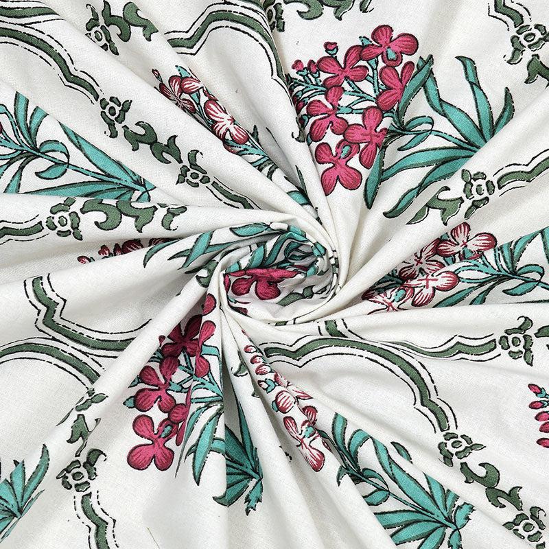 Buy Silk Flower Floral Cotton Bedsheet - 180 TC Bedsheets from Vaaree