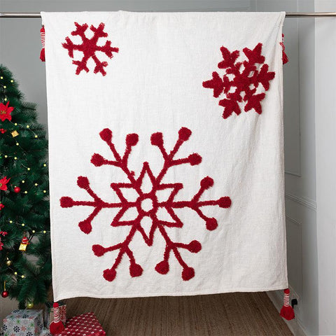 Frosty Snowflake Throw