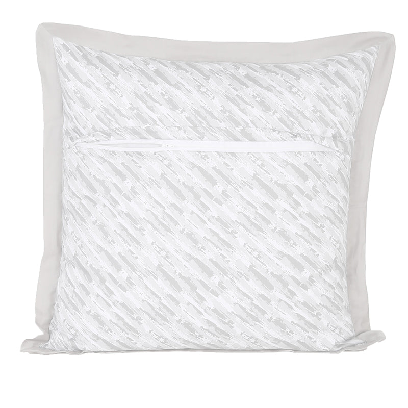 Buy Tulika Cushion Cover (Grey) - Set Of Three Cushion Cover Sets from Vaaree