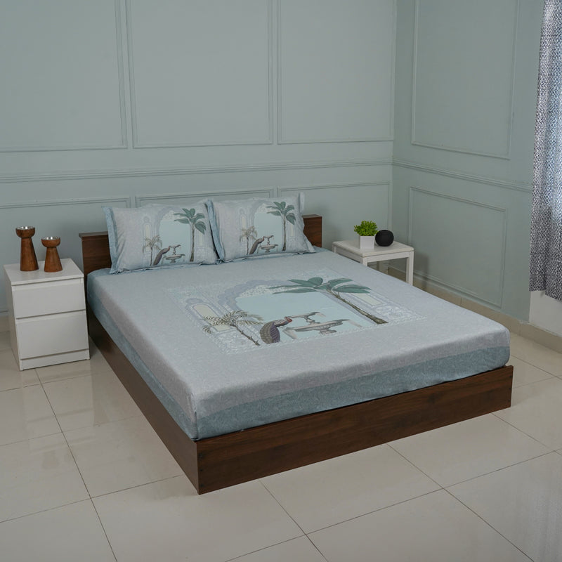 

Regal Oasis Bedsheet - Blue