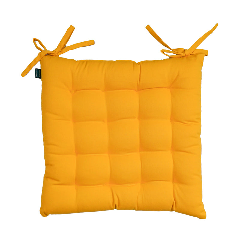 Buy Savra Chair Pad (Yellow) - Set Of Four Chair Pad from Vaaree