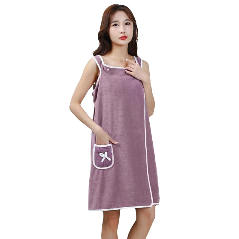 Velvessa Microfiber Bath Wrap - Onion Pink - 5