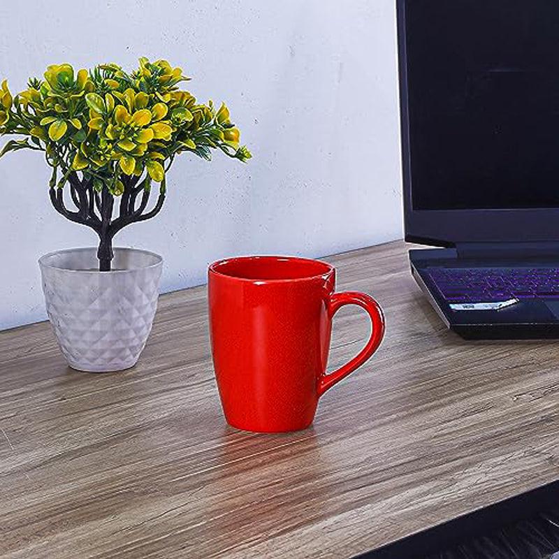 

Kasper Red Ceramic Mug () - Set Of Six