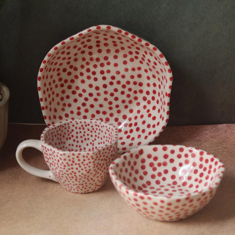 Buy Indera Tea & Snack Set - Three Piece Set Tea Set & Tea Pots from Vaaree