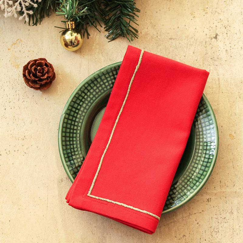 

Holly Napkin Napkins (Red) - Set Of Two