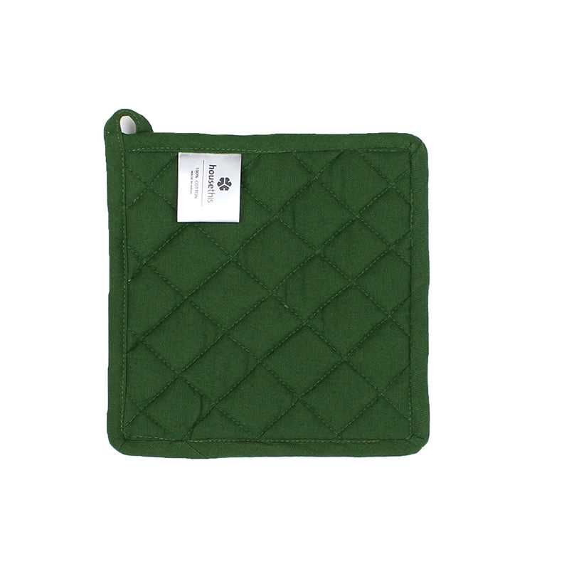Buy Bandipur Pot Holder (Green) - Set Of Two Pot Holders from Vaaree