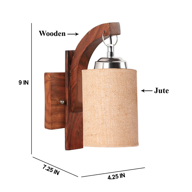 Buy Forma Cylindrical Wall Lamp - Beige Wall Lamp from Vaaree