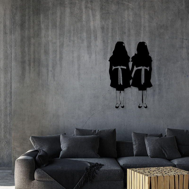 Buy Twins The Shining Black Wall Art Wall Accents from Vaaree