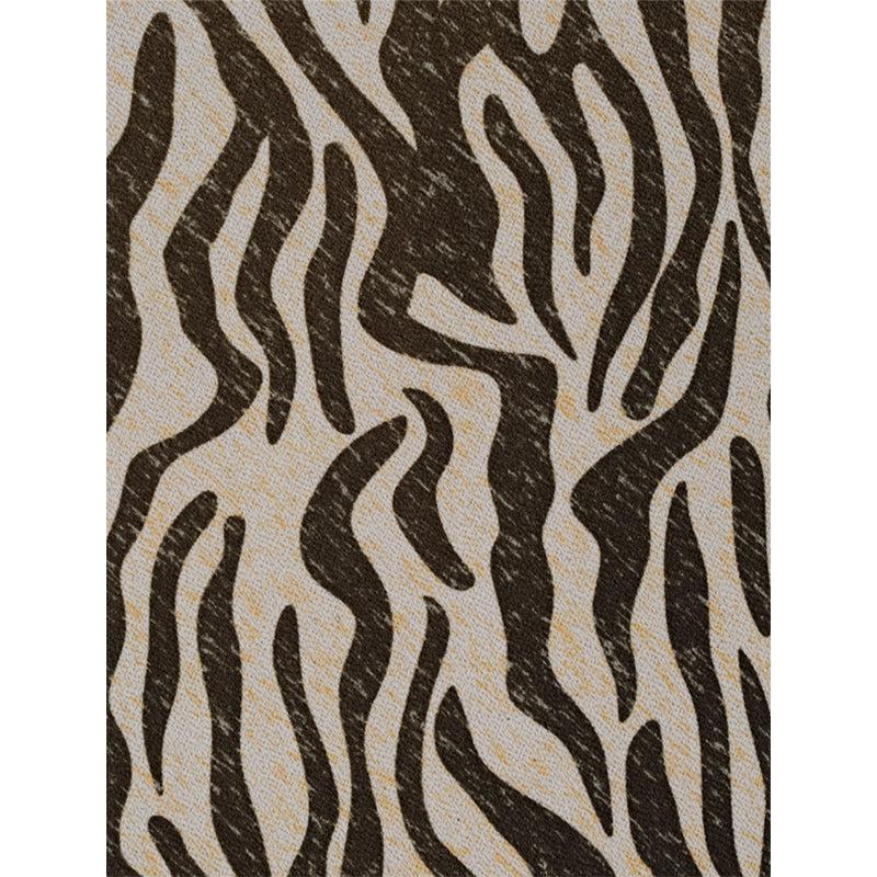 Buy Luza Tiger Print Carpet - Black & White Carpet from Vaaree