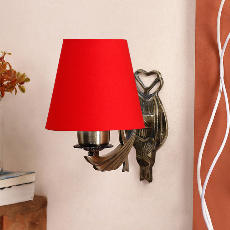 

Love Gleam Atva Conical Wall Lamp - Red, Pink
