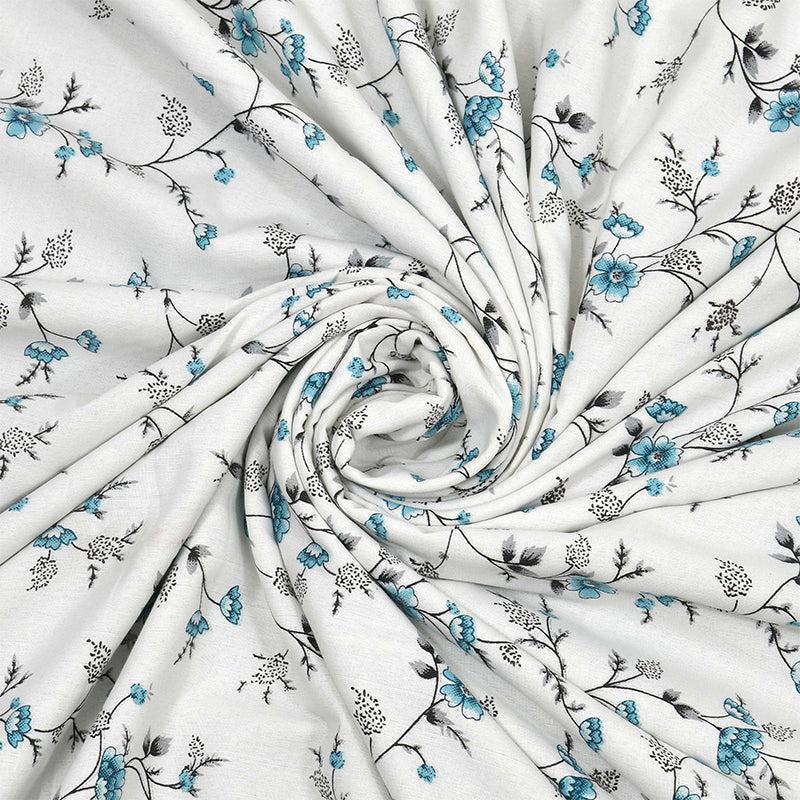 Buy Spring Reversible Cotton Dohar (Blue) - 180 GSM Dohars from Vaaree