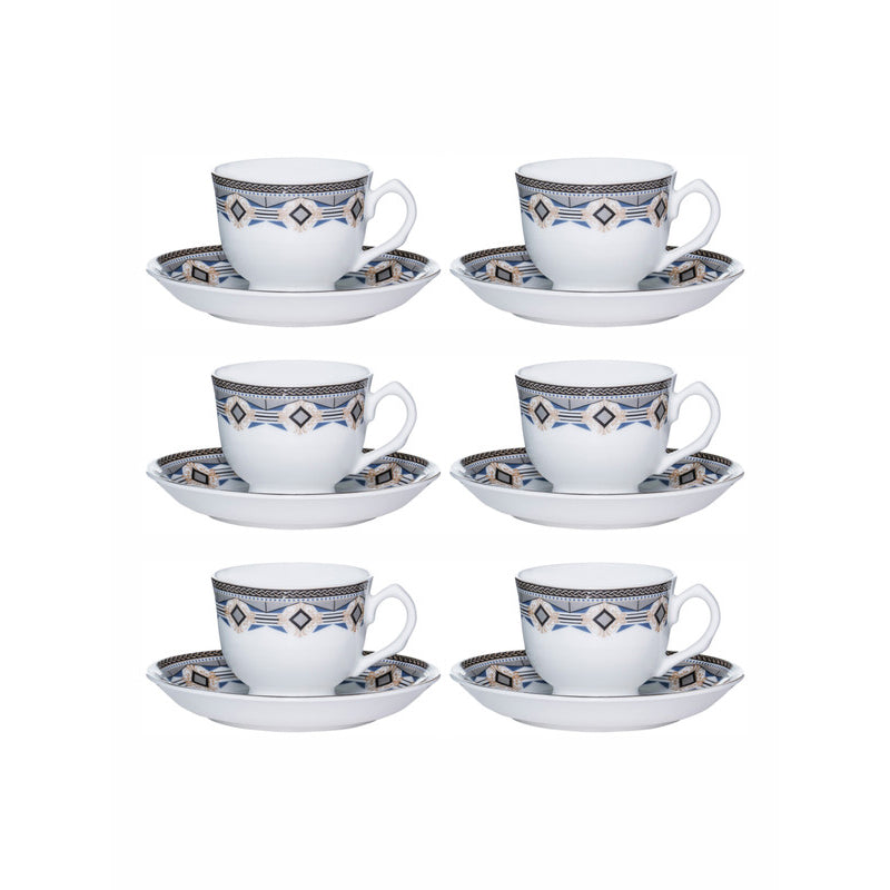 Buy Siso Ethic Cup & Saucer Set (170 ML) - Twelve Piece Set Tea Set & Tea Pots from Vaaree