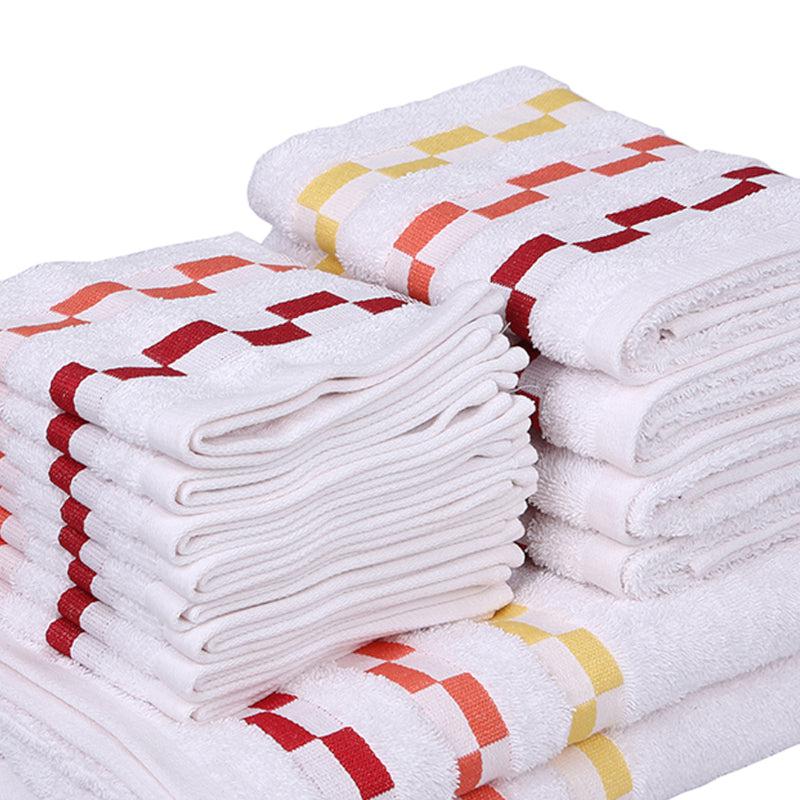 Buy Delpha Towel Combo (White) - Set Of Fourteen Towel Sets from Vaaree