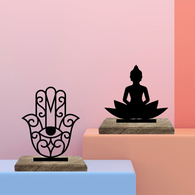 Buy Symbolic Serenity Showpiece - Set Of Two Showpieces from Vaaree