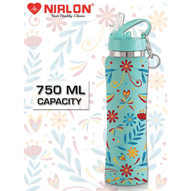 Buy Stella Flora Sipper Water Bottle (Aqua Blue) - 750 ML Sipper from Vaaree