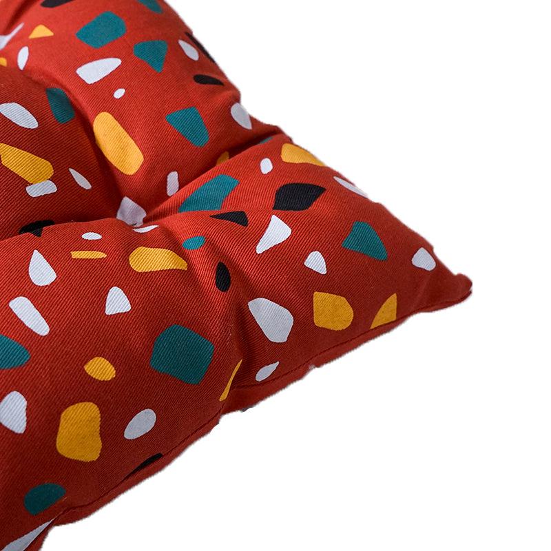 Buy Narnia Chair Pad (Red) - Set Of Six Chair Pad from Vaaree