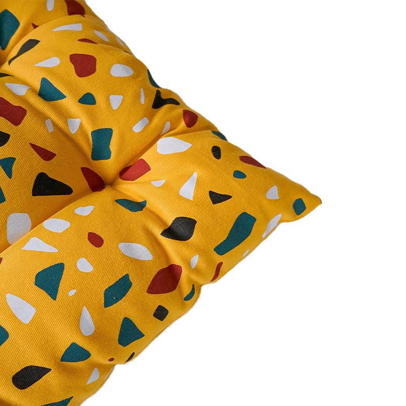 Buy Narnia Chair Pad (Yellow) - Set Of Four Chair Pad from Vaaree