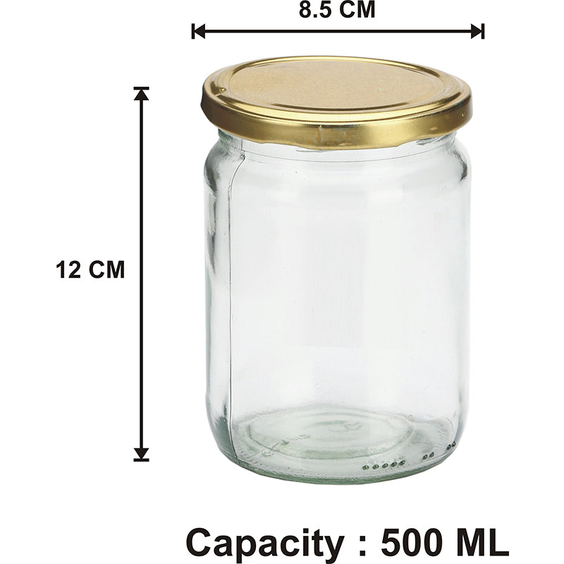 Buy Amren Airtight Storage Jar (500 ML) - Set Of Four Jar from Vaaree