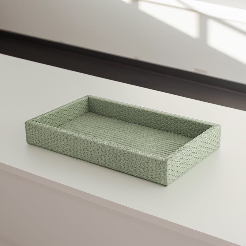 

Warda Vegan Leather Serving Tray - Green