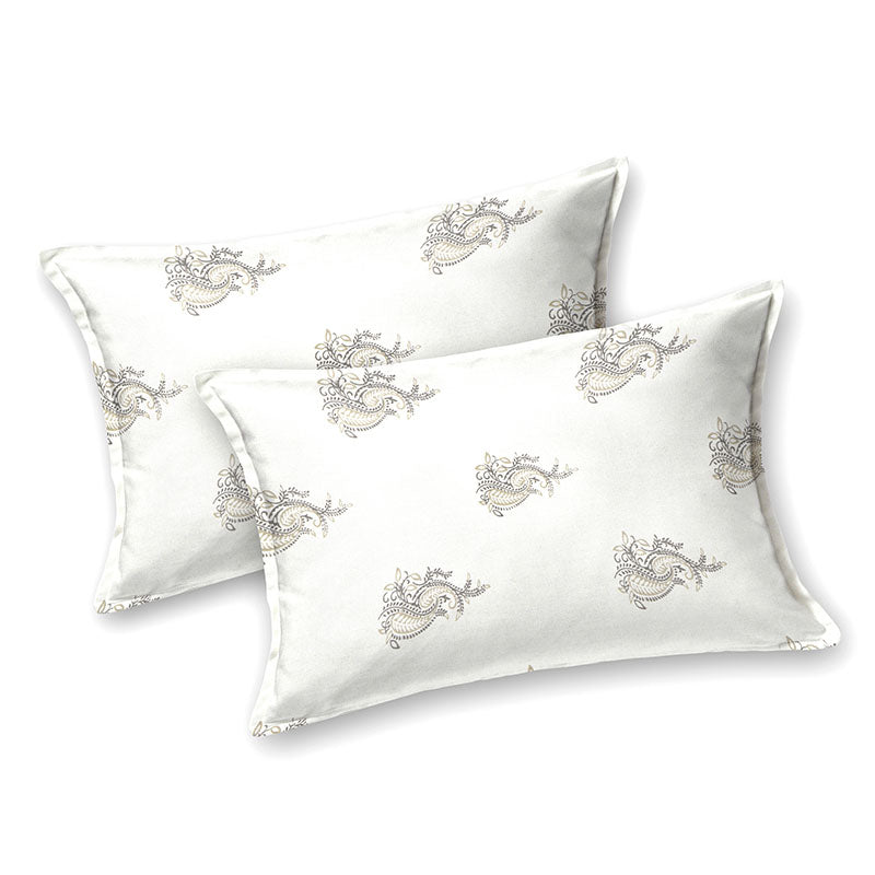 Buy Velvet Shadow Ethnic Cotton Bedsheet - 180 TC Bedsheets from Vaaree