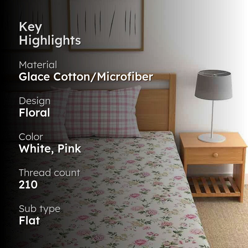 Floral Grace Bedsheet - 2