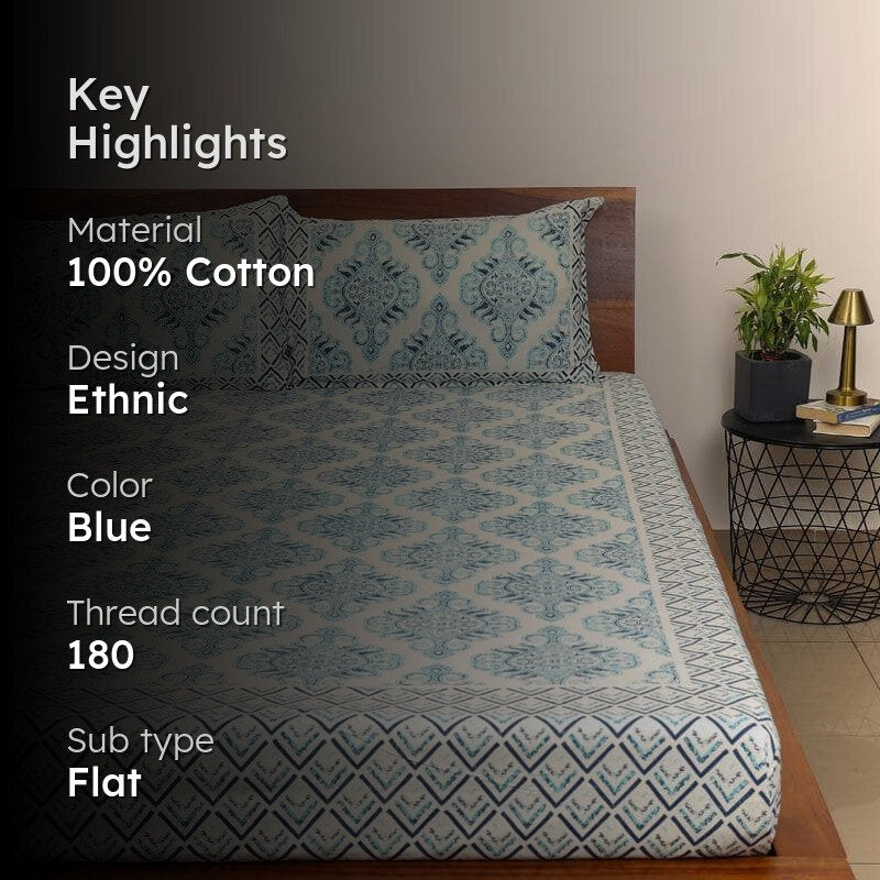 Ethnic Elegance Bedsheet - 2