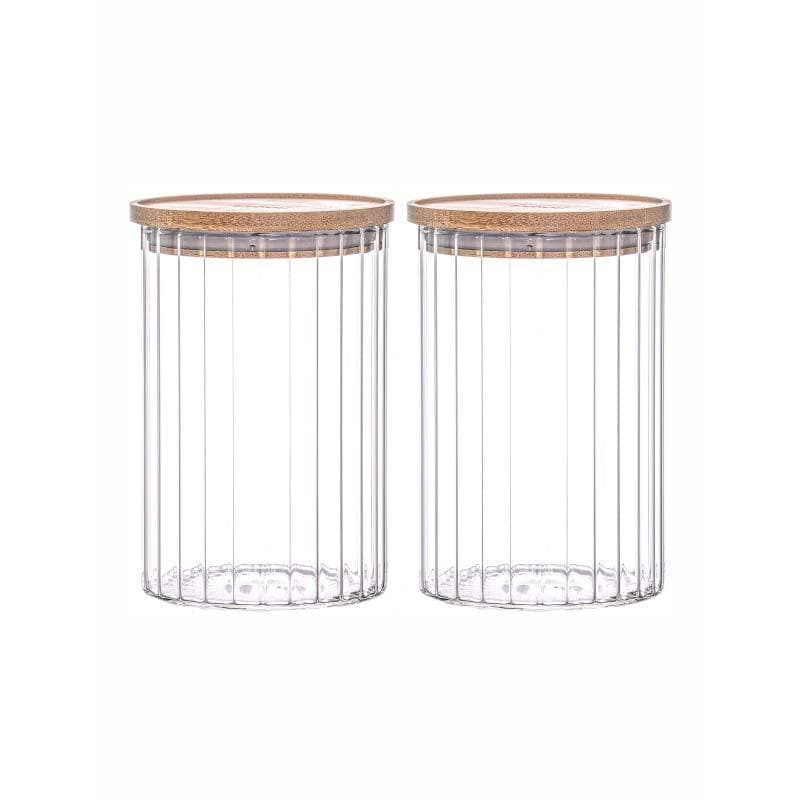 Buy Sefona Storage Jar (1050 ML) - Set Of Two Jar from Vaaree