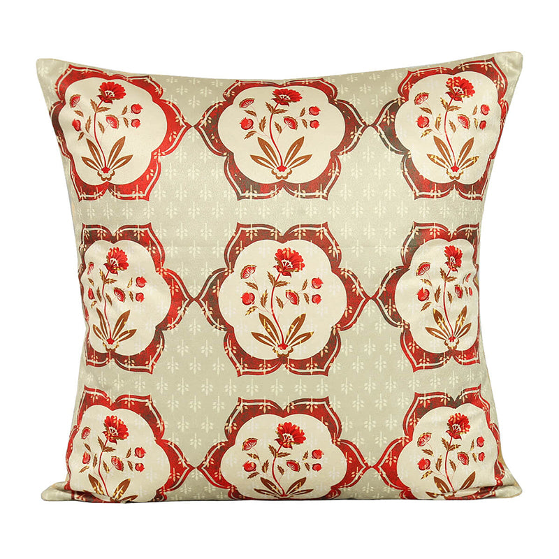 Buy India Circus Ancient Gajaraja Printed Velvet Cushion Cover - Set Of Five Cushion Cover Sets from Vaaree