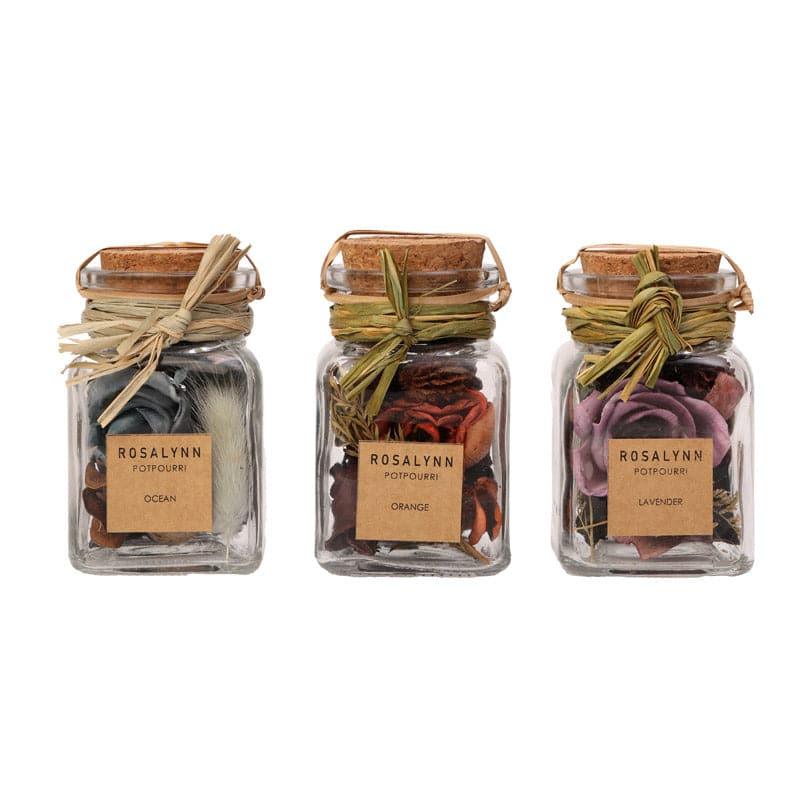 Buy Kelmere Potpourri With Glass Jar - Set Of Three Potpourri from Vaaree