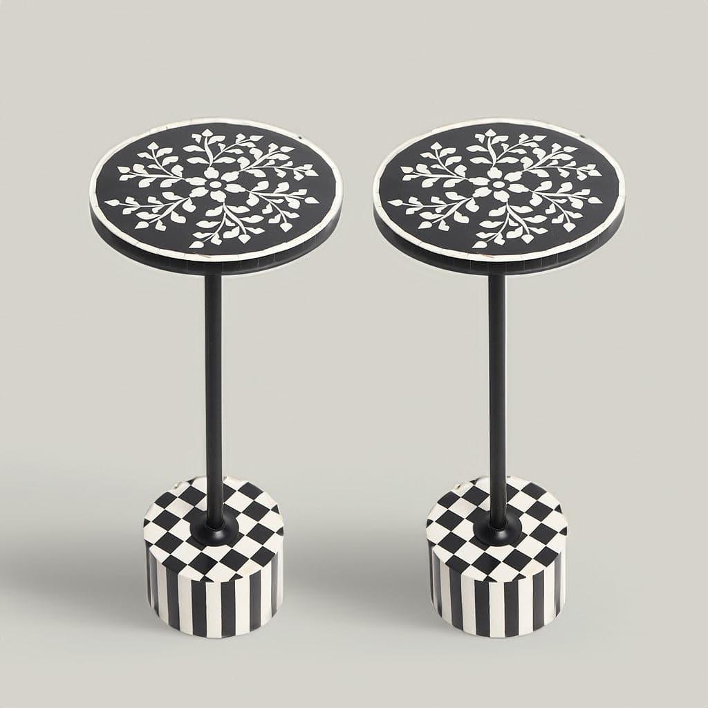 

Desthova Accent Table - Set Of Two, Black;white