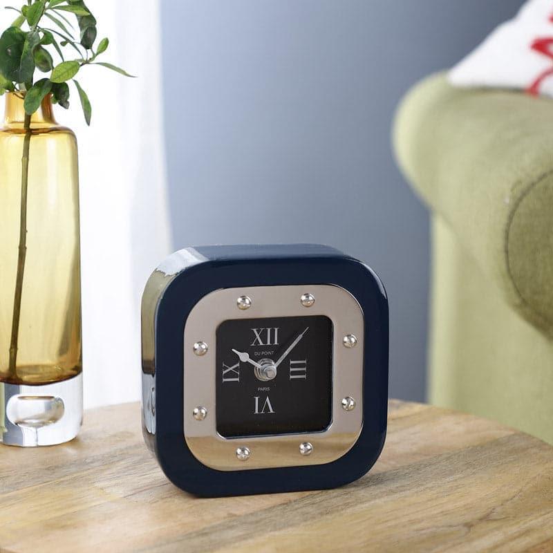 

Squara Table Clock - Blue