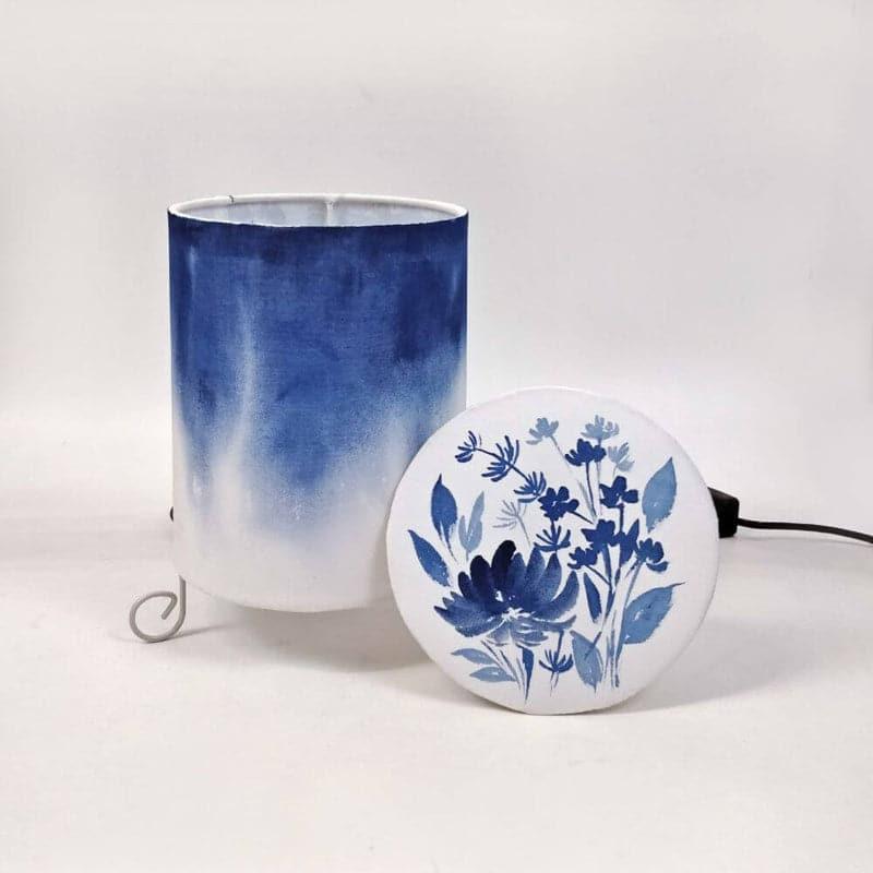 Buy Grady Glow Cylo Handpainted Table Lamp Table Lamp from Vaaree