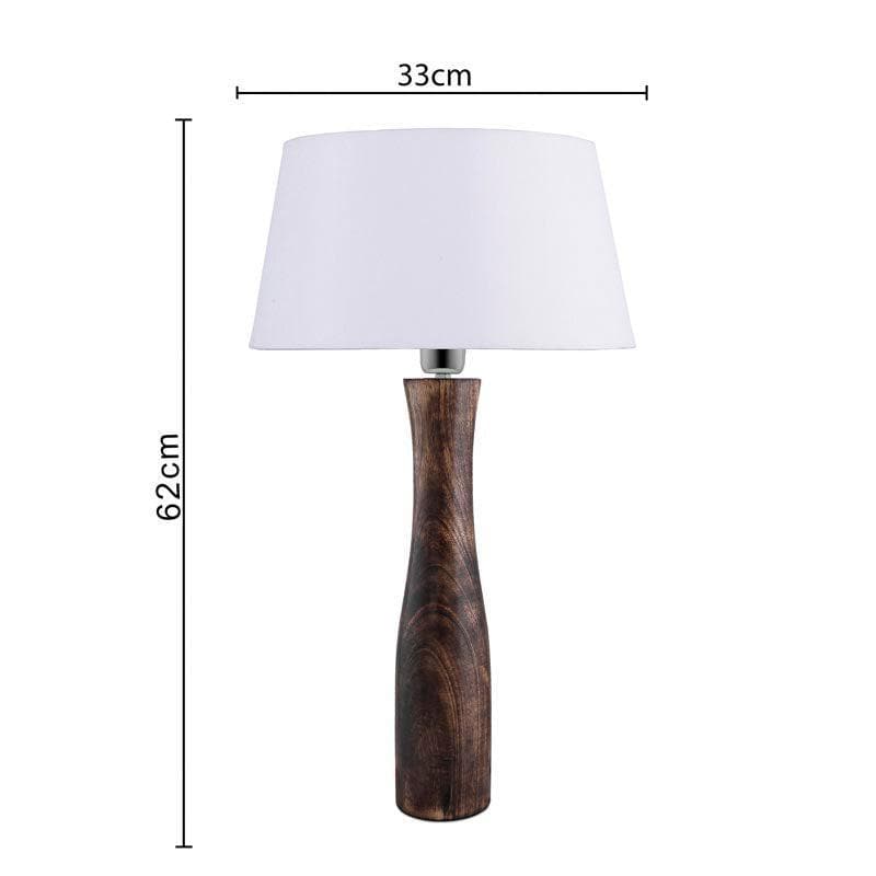 Buy Harmony Glimpse Table Lamp With Drum Shade - White Table Lamp from Vaaree