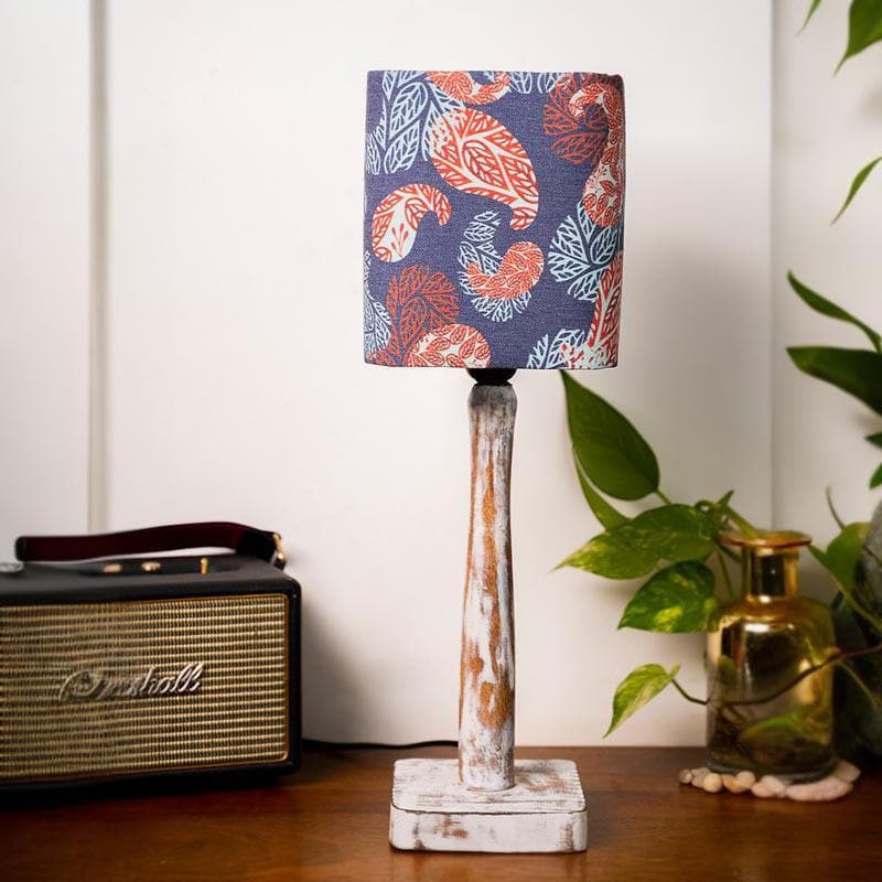 Buy Precious Paisley With Distress Stand Table Lamp Table Lamp from Vaaree