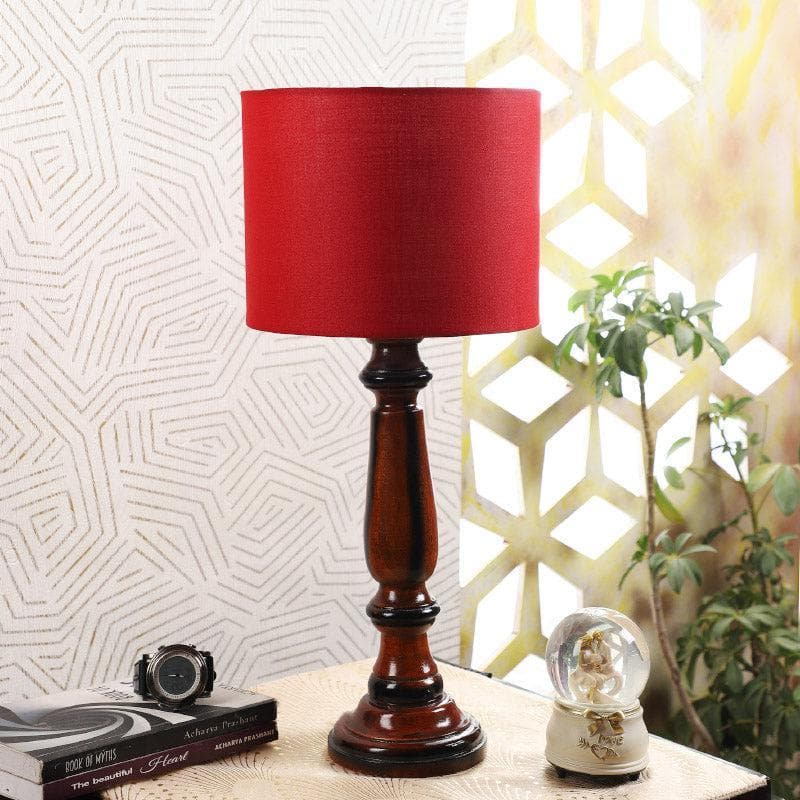 

Rosa Bona Table Lamp, Red;brown