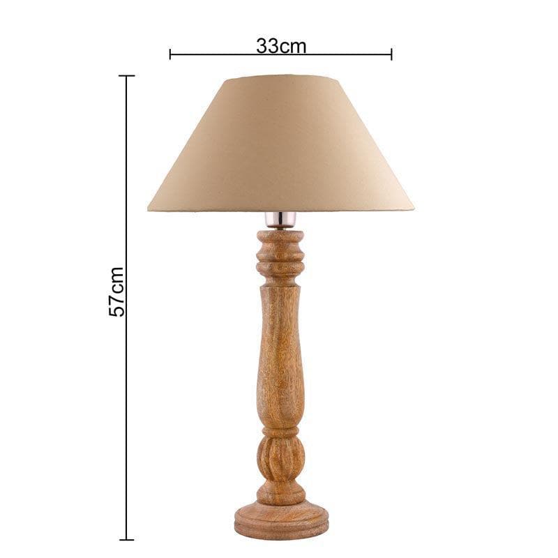 Buy Rustic Elegance Table Lamp - Gold Table Lamp from Vaaree